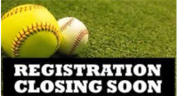 Juniors Baseball and Softball Registation Closes Soon!